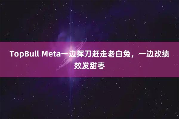 TopBull Meta一边挥刀赶走老白兔，一边改绩效发甜枣