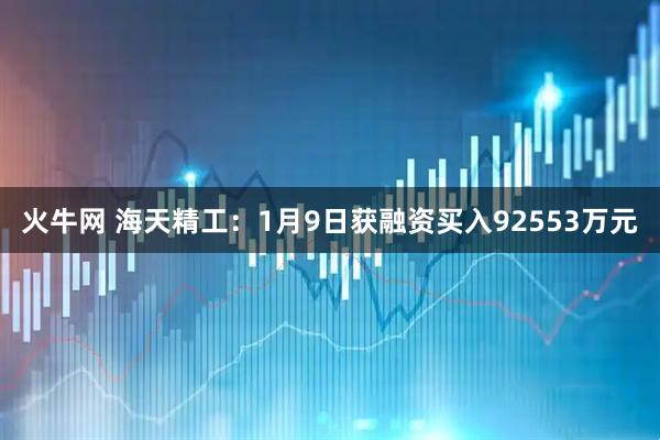 火牛网 海天精工：1月9日获融资买入92553万元